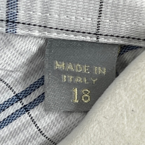 Ike Behar Men’s Plaid‎ Dress Shirt Neck Size 18 - Picture 3 of 4